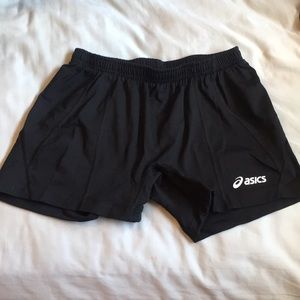 Black Tight Asics Shorts